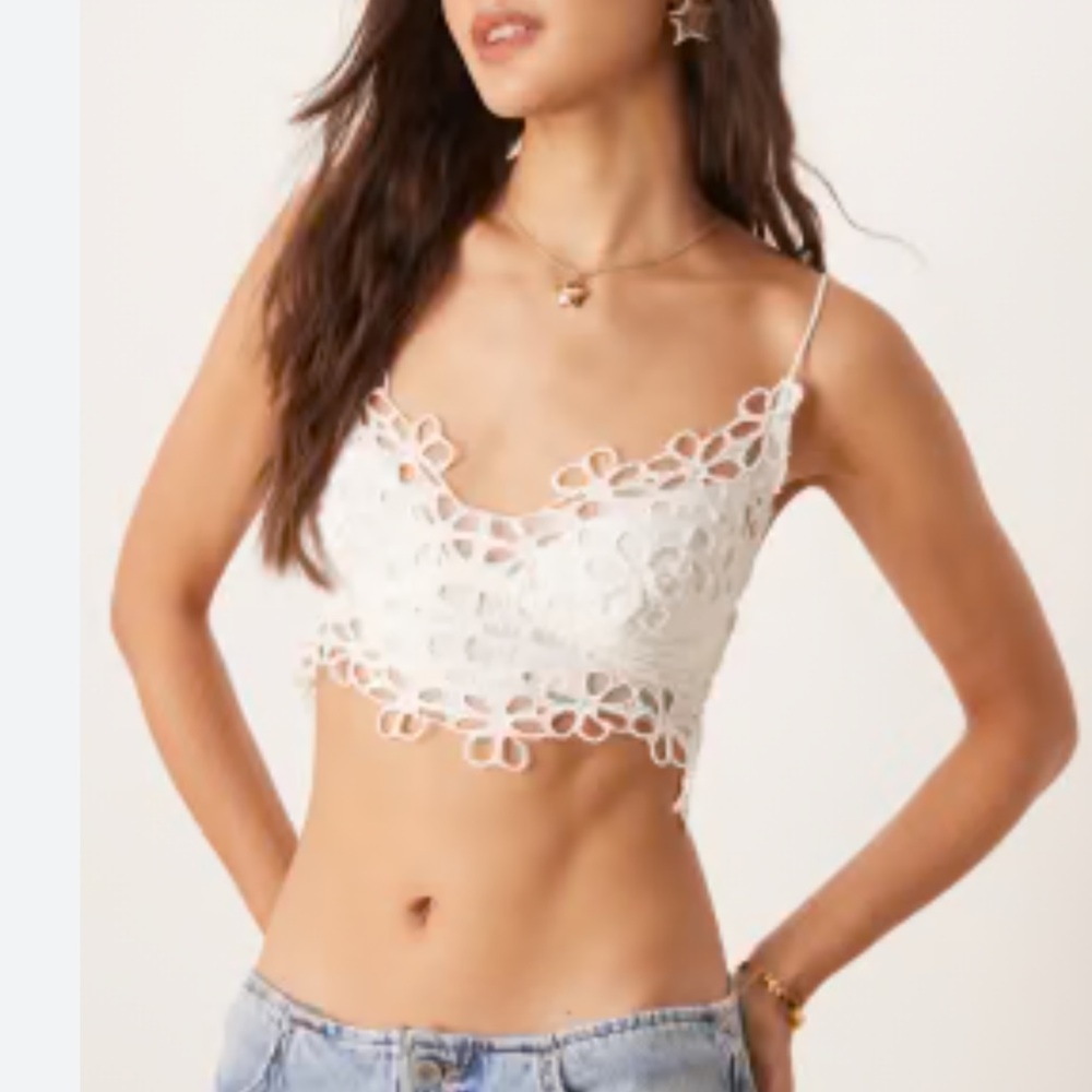 Intimately FP optic white Astoria bralette